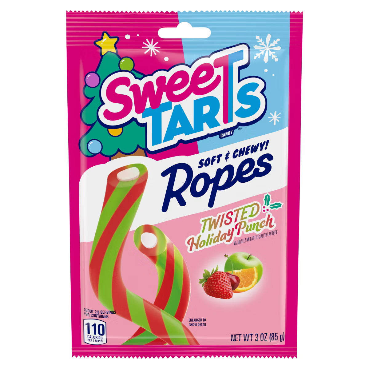 SweeTARTS Christmas Ropes Candy - 3oz