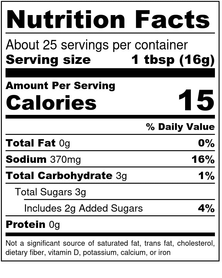 Rib Rack Sweet + Tangy Steak Marinade