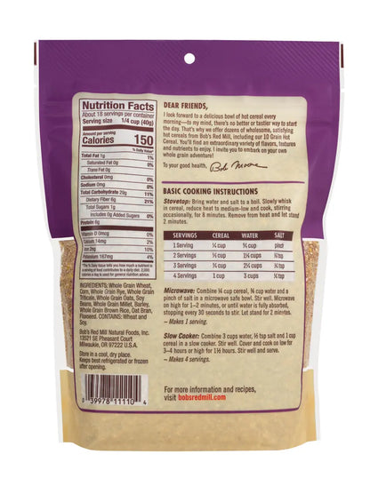 Bob’s Red Mill 10 Grain Hot Cereal