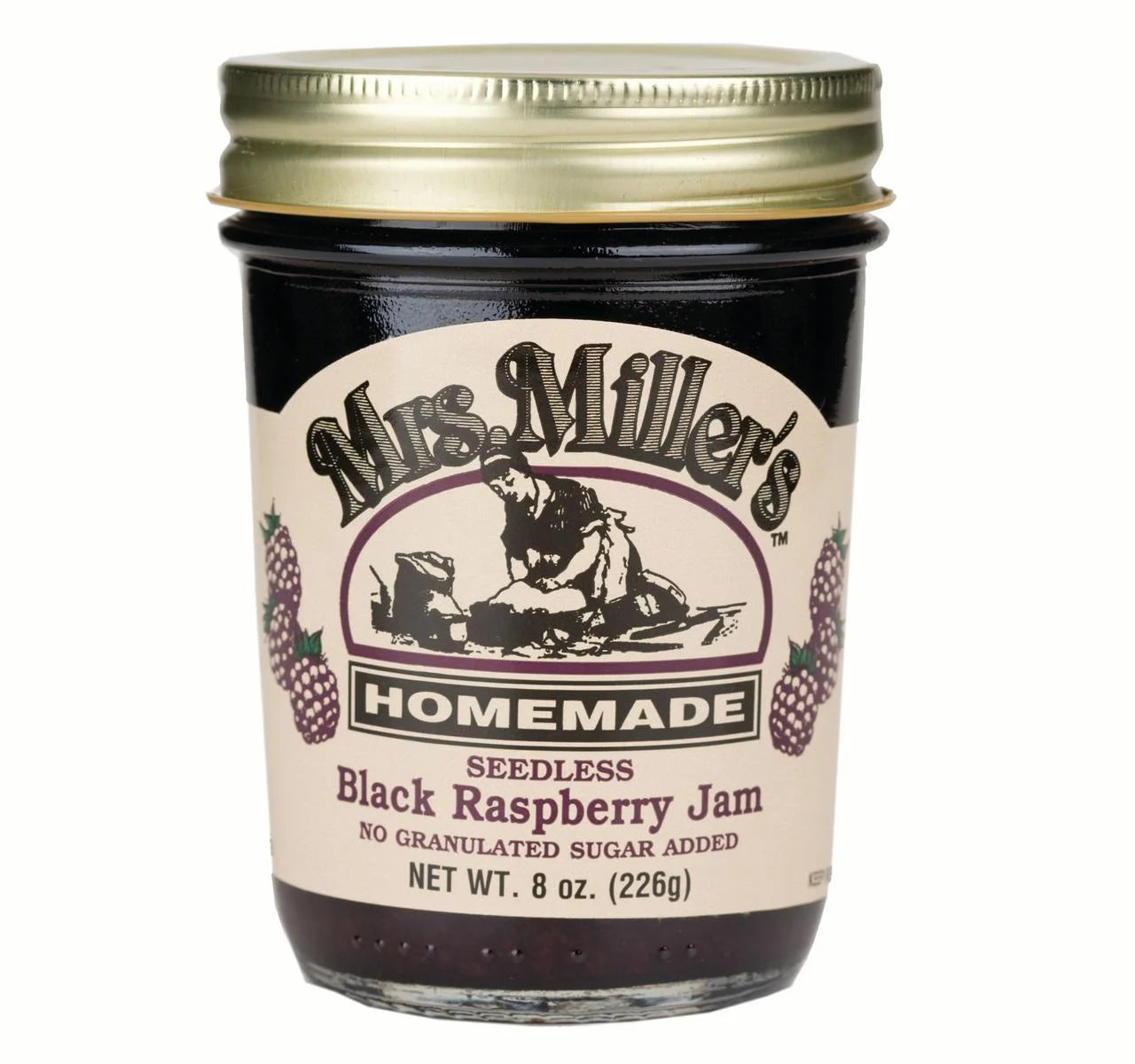 Mrs. Miller’s Seedless Black Raspberry No Sugar Added