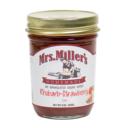 Mrs. Miller’s Rhubarb-Strawberry Jam No Sugar Added