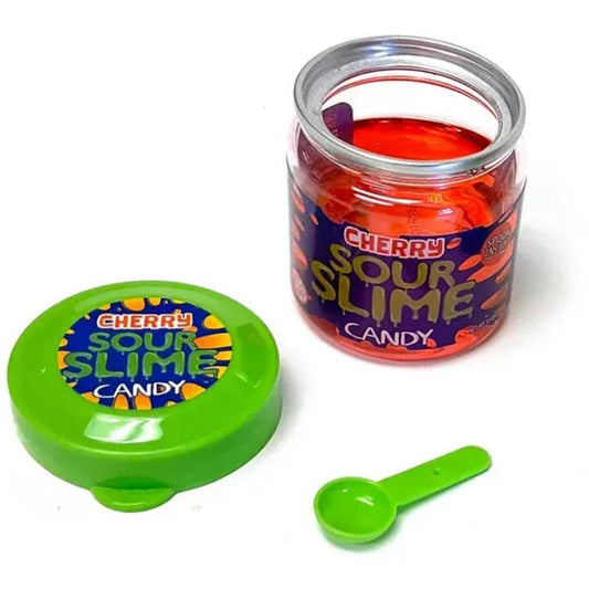 Cherry Sour Slime Candy - 3.5-oz. Jar