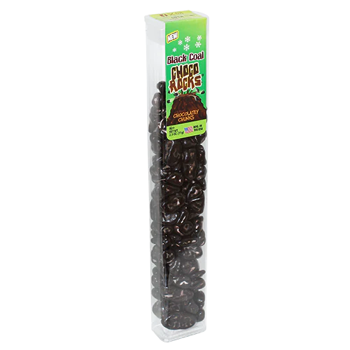 Kimmie Candy Black Coal Choco Rocks 2.5 oz. Tube