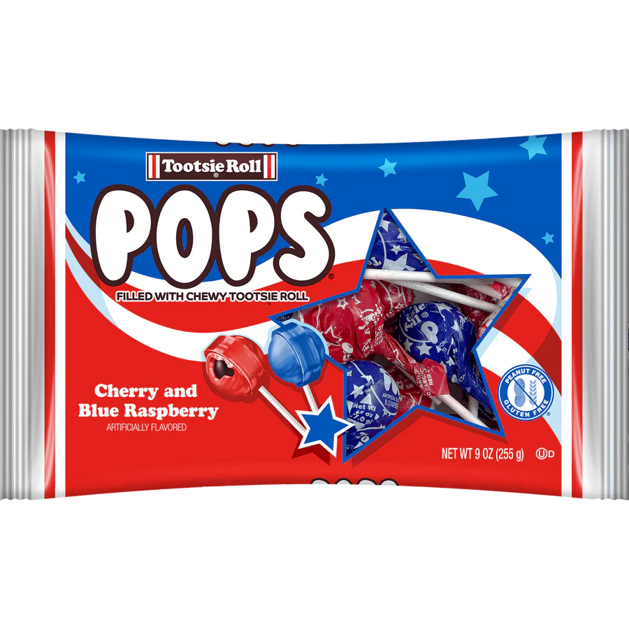 Tootsie Pops Flag Bag (9 oz. Bag)