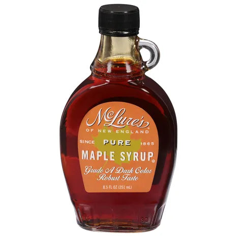 McLure’s Pure Maple Syrup 8.5 Fl oz