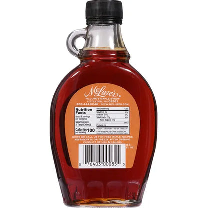 McLure’s Pure Maple Syrup 8.5 Fl oz