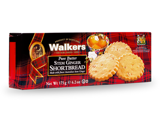 Walkers Stem Ginger Shortbread