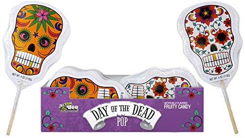 Day of The Dead Marshmallow Skull Pops
