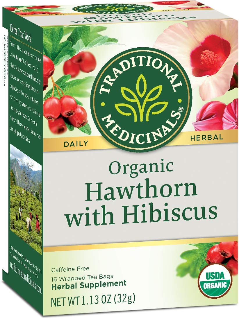 Traditional Medicinal Hawthorn & Hibiscus Tea