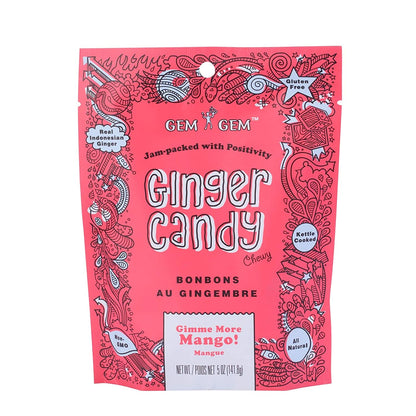 Gem Gem Original Ginger Candy (4 flavors)
