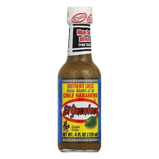 El Yucateco XXXTRA Hot Sauce Chile Habanero 4oz