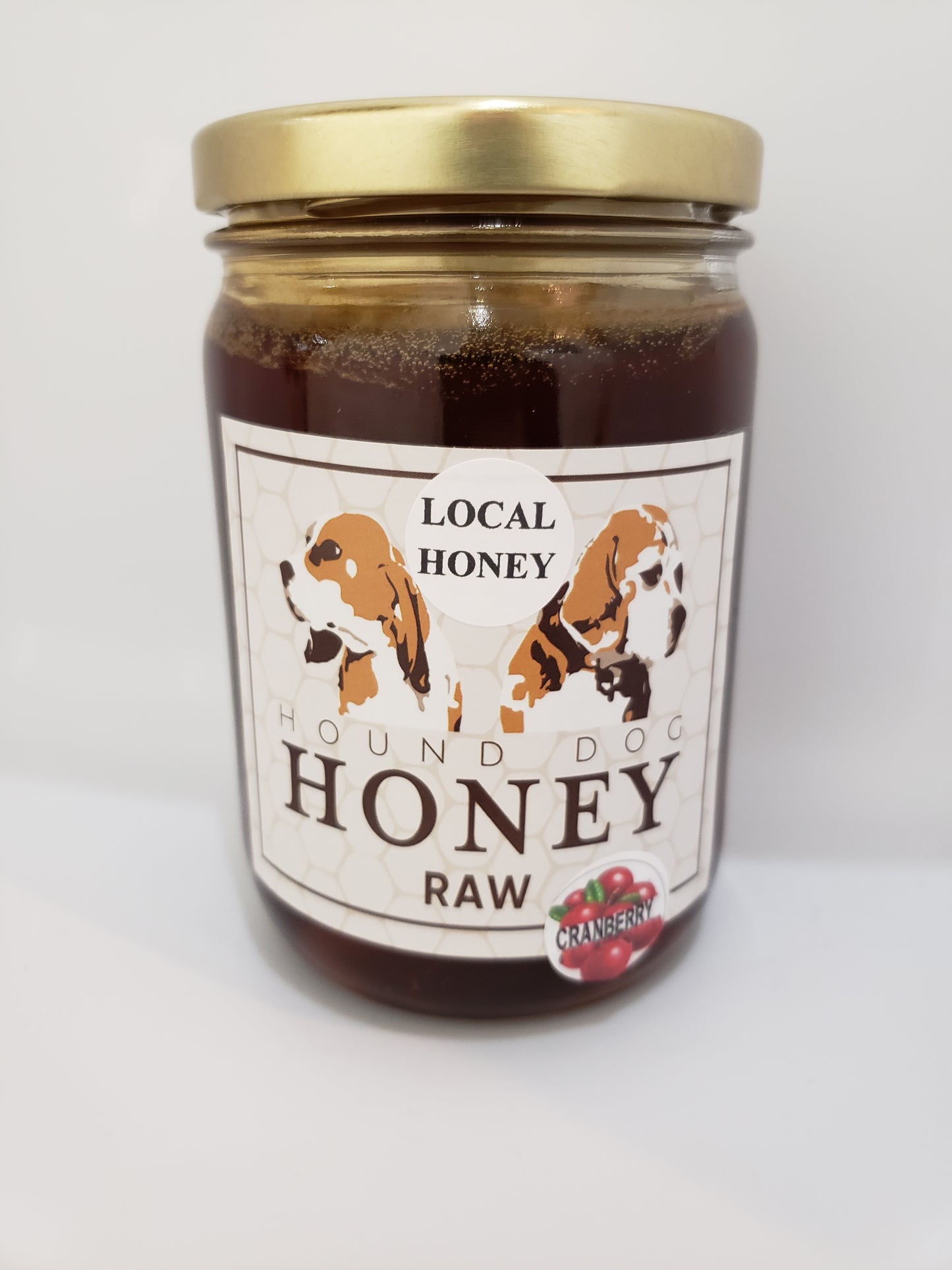 Hound Dog Cranberry Raw Honey -1lb