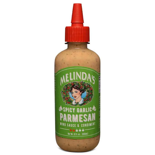 Melinda’s Spicy Garlic Parmesan Wing Sauce & Condiment 12oz