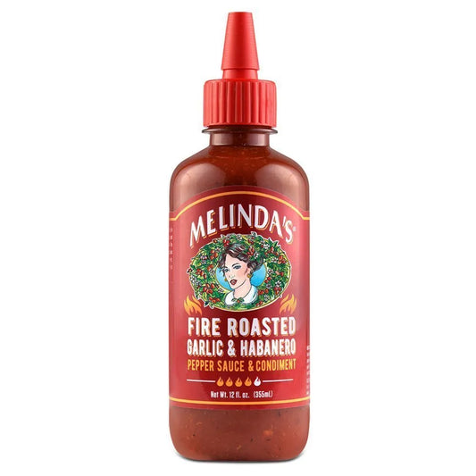Melinda’s Fire Roasted Garlic & Habanero Pepper Sauce & Condiment 12oz
