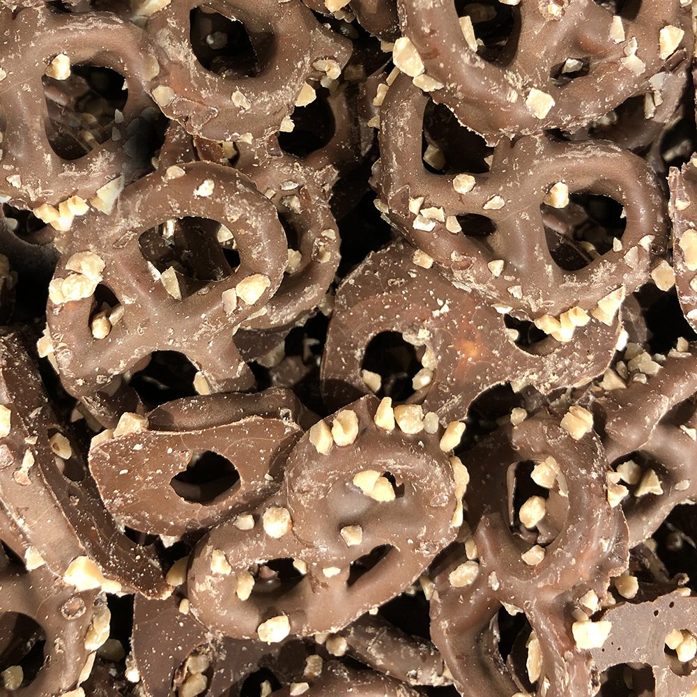 Mini Milk Chocolate Toffee Pretzels