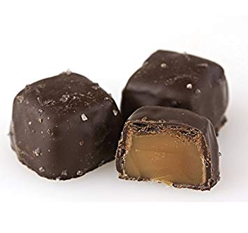 Asher's Dark Chocolate Vanilla Caramels With Sea Salt