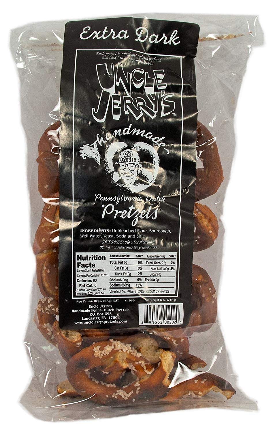 Uncle Jerry's Extra Dark Pretzels
