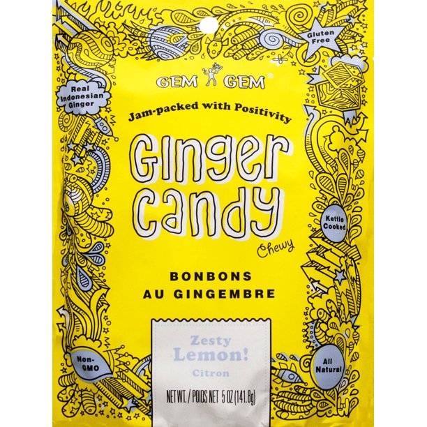 Gem Gem Original Ginger Candy (4 flavors)