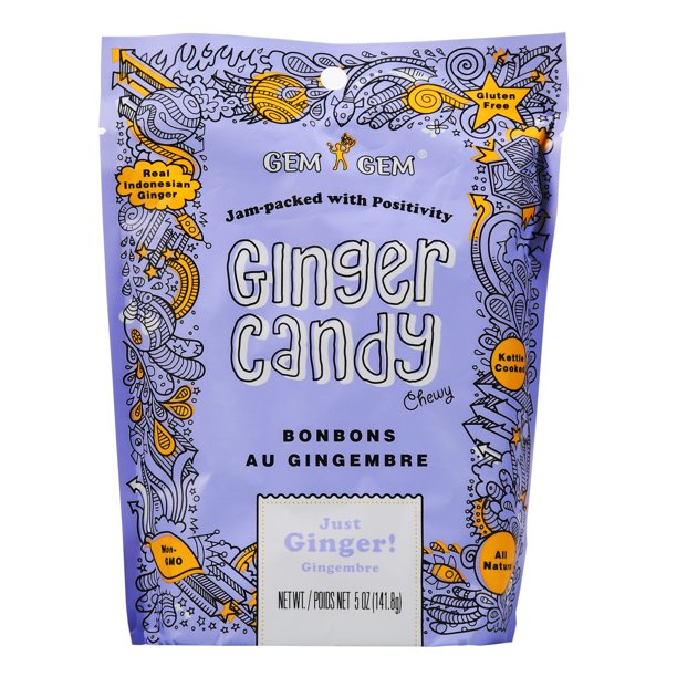 Gem Gem Original Ginger Candy (4 flavors)
