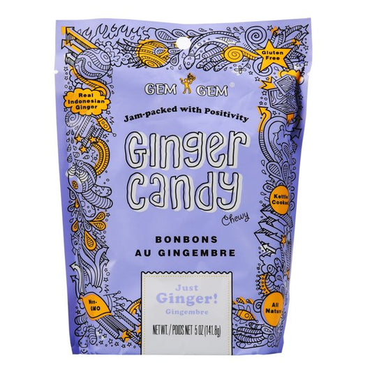 Gem Gem Original Ginger Candy (4 flavors)