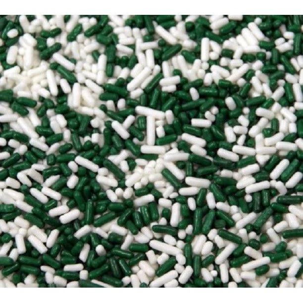 Green & White Sprinkle Mix