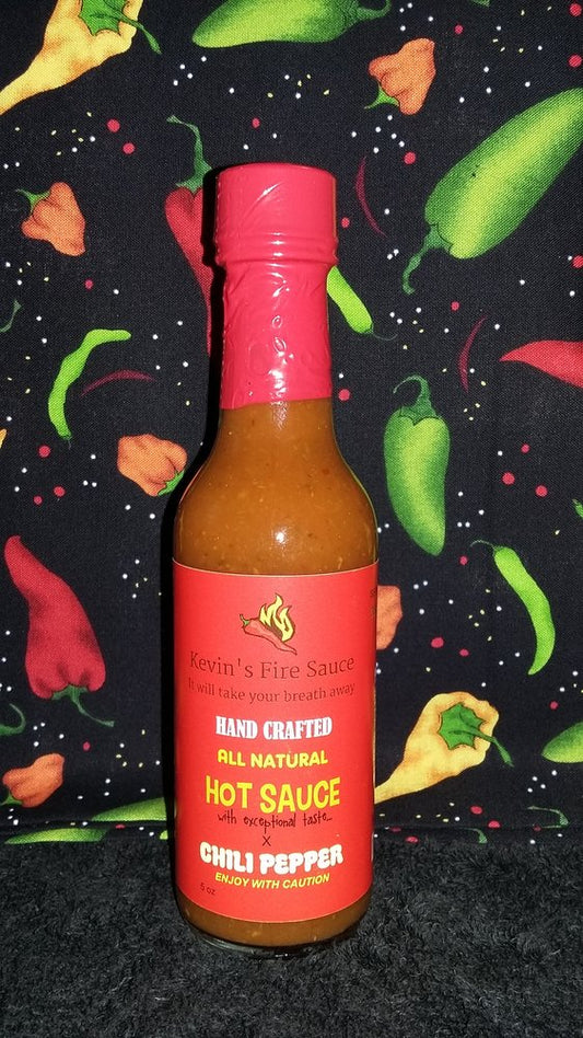 Kevin's Fire Sauce Chili Pepper Hot Sauce 8.5oz