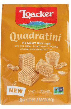 Loacker Quadratini Peanut Butter