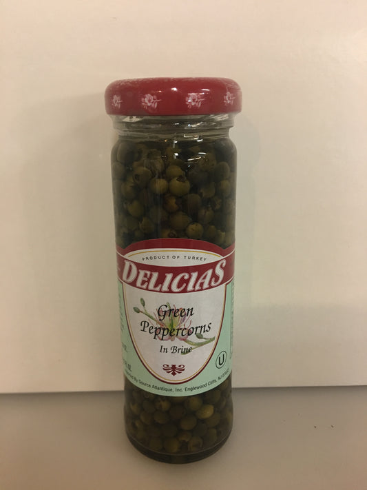 Delicias Green Peppercorns In Brine