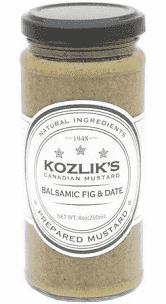 Kozlik's Balsamic Figs and Dates Mustard